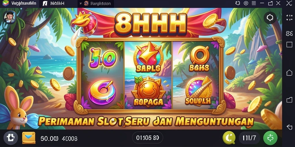 Tampilan gameplay Slot yang mengasyikkan dalam 8HHH.