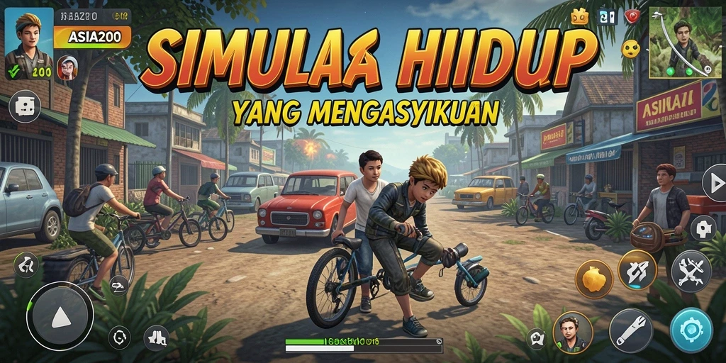 Tampilan gameplay ASIA200 yang menarik dan interaktif.