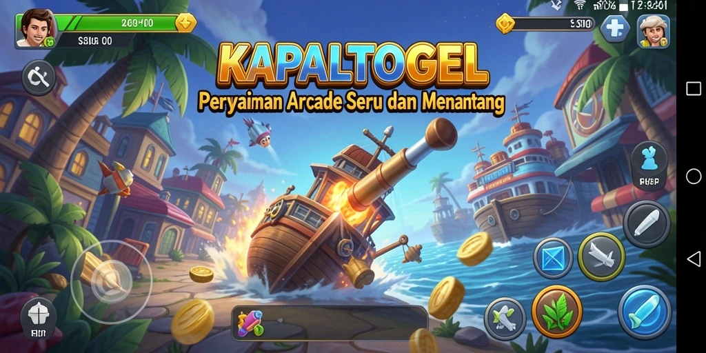 Gameplay menantang KAPALTOGEL dengan tampilan menarik.