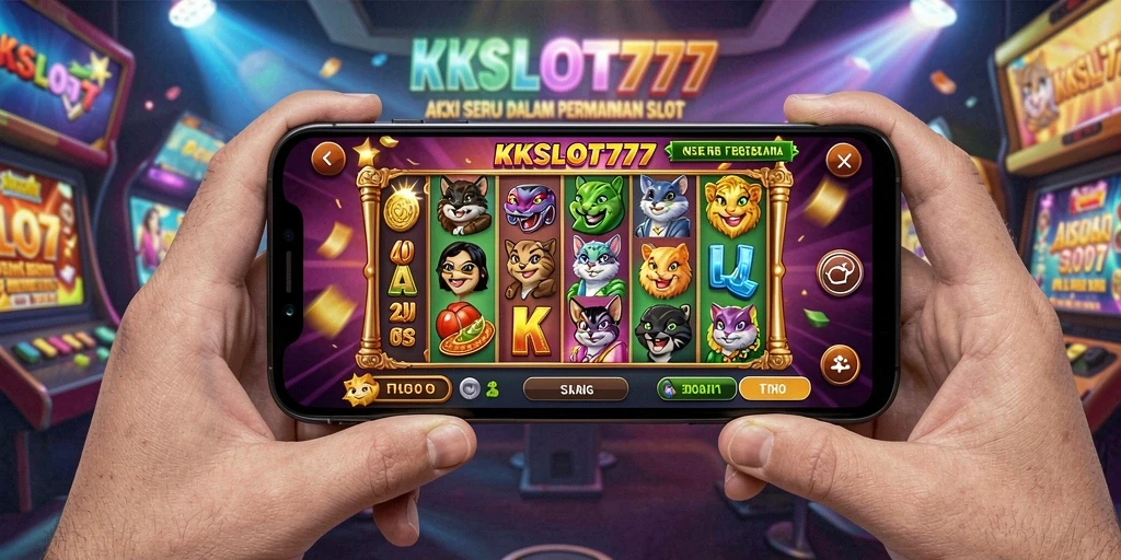Screenshot KKSLOT777 dengan tampilan gameplay aksi yang menarik.