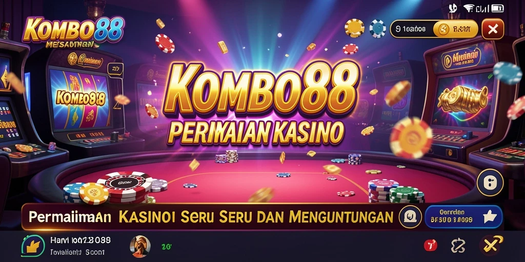 Tampilan gameplay menarik di KOMBO88 dengan berbagai opsi permainan Kasino.
