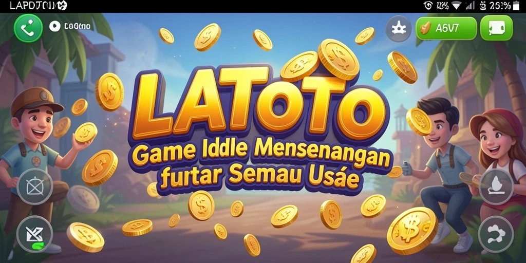 Tampilan gameplay LATOTO yang menarik dan menyenangkan saat bermain Idle.