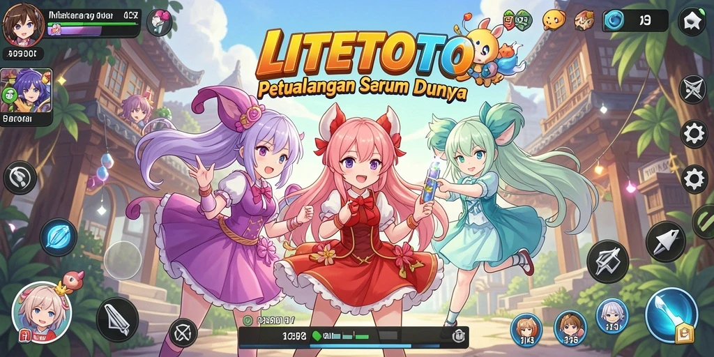 Tangkapan layar LITETOTO menampilkan karakter anime yang menarik.