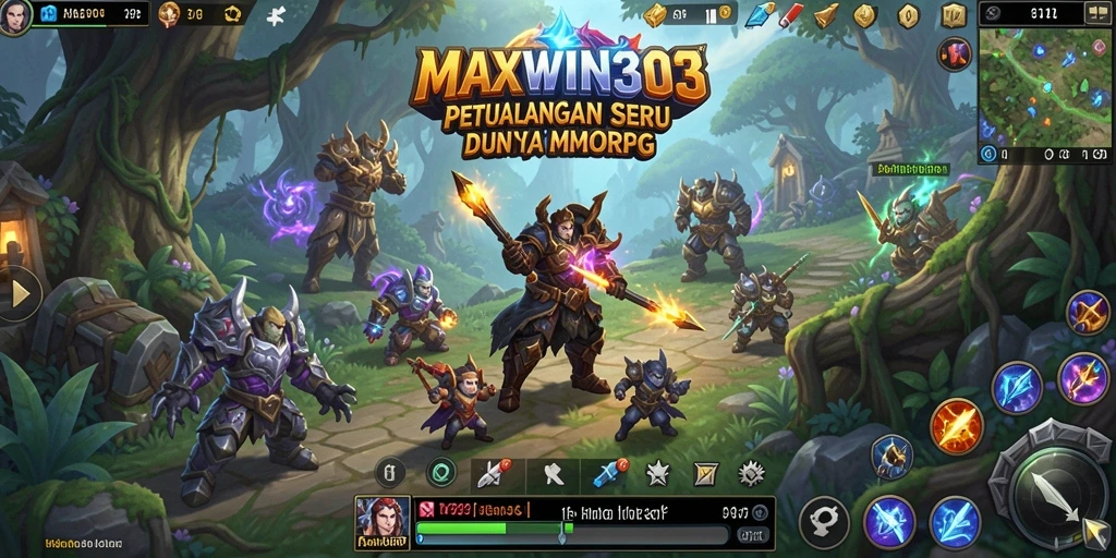Tangkapan layar gameplay <strong>MAXWIN303</strong> menunjukkan aksi pertempuran yang mendebarkan dan dinamis.