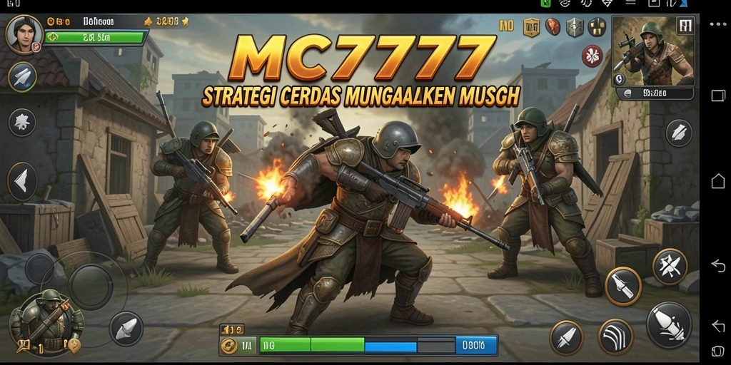 Tampilan aksi mendebarkan dalam gameplay MC777 yang penuh strategi.
