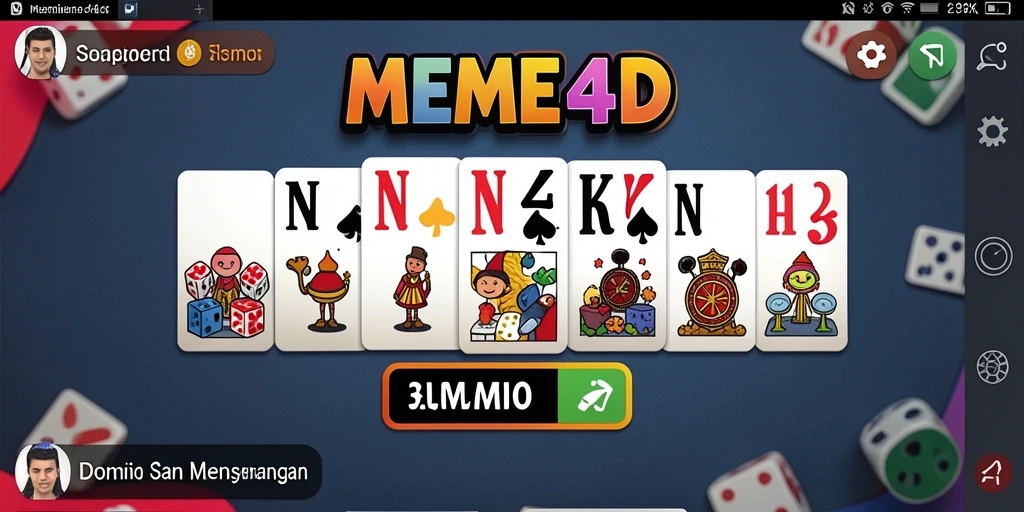 Tampilan gameplay seru dan interaktif dalam MEME4D.