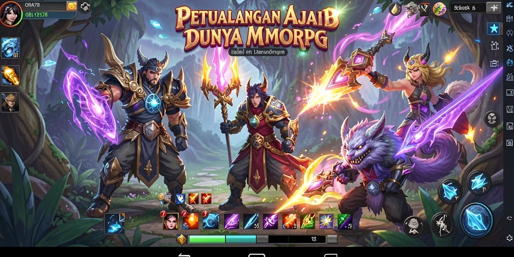 Screenshot gameplay ORA78 yang menunjukkan aksi pertarungan seru.