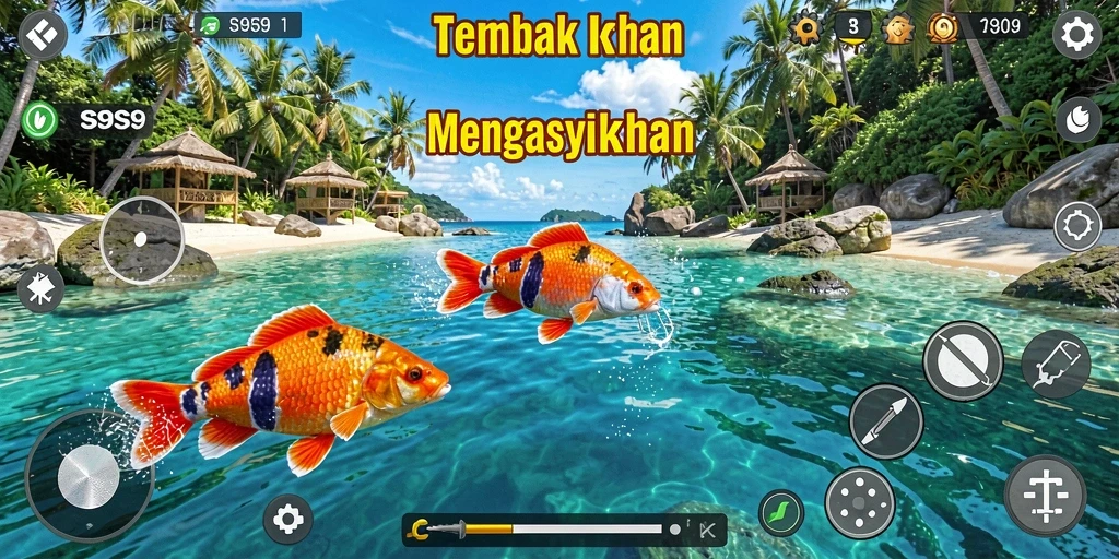 Tampilan gameplay menarik dari S9S9 yang penuh aksi Tembak Ikan.