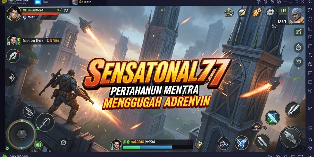 Tampilan gameplay SENSATIONAL77 yang menegangkan dan penuh strategi.