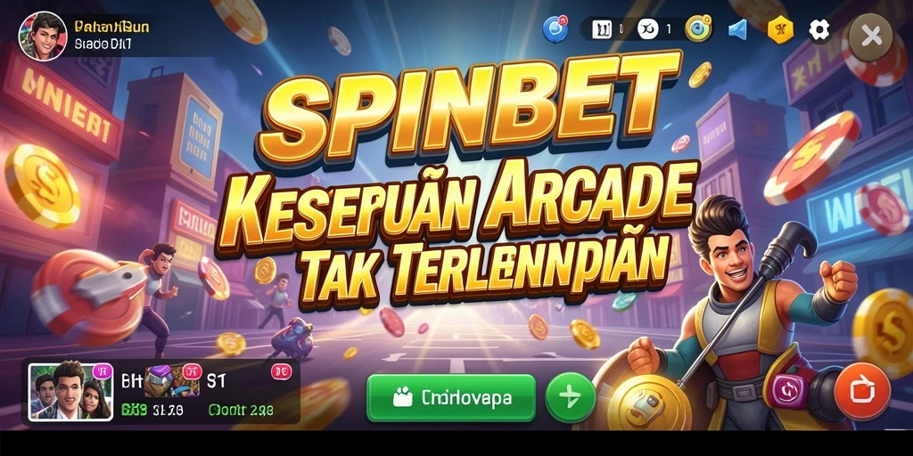 Tampilan gameplay SPINBET yang seru dan penuh warna.