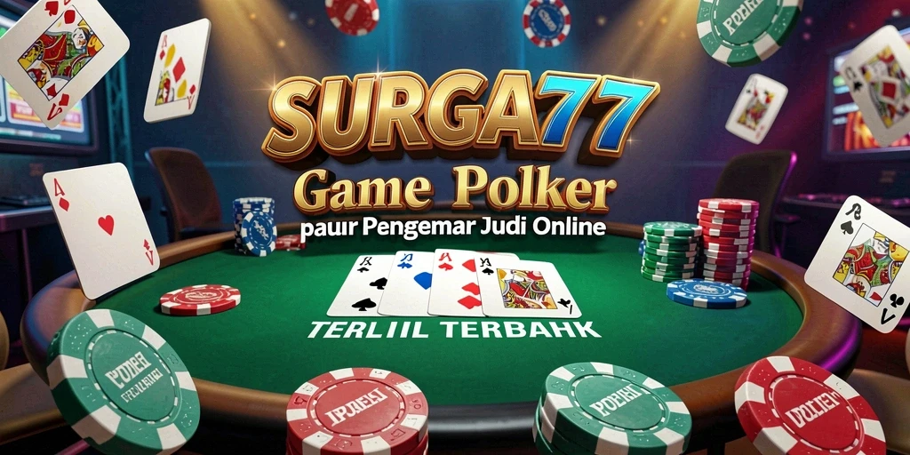 Tampilan gameplay Poker yang seru di SURGA77.