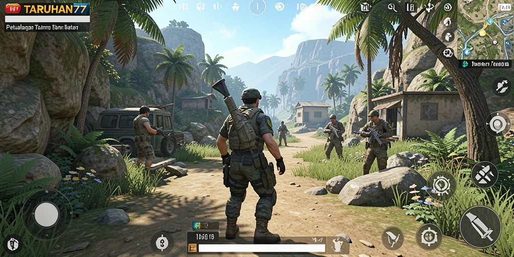 Tampilan gameplay TARUHAN77 yang memukau dengan dunia terbuka.