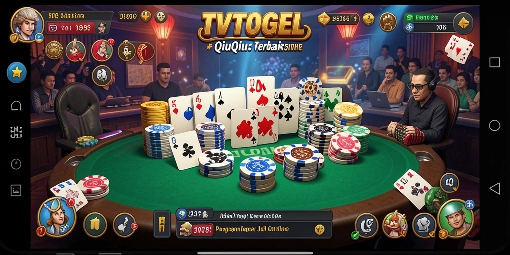 Tampilan gameplay QiuQiu yang menarik di TVTOGEL.